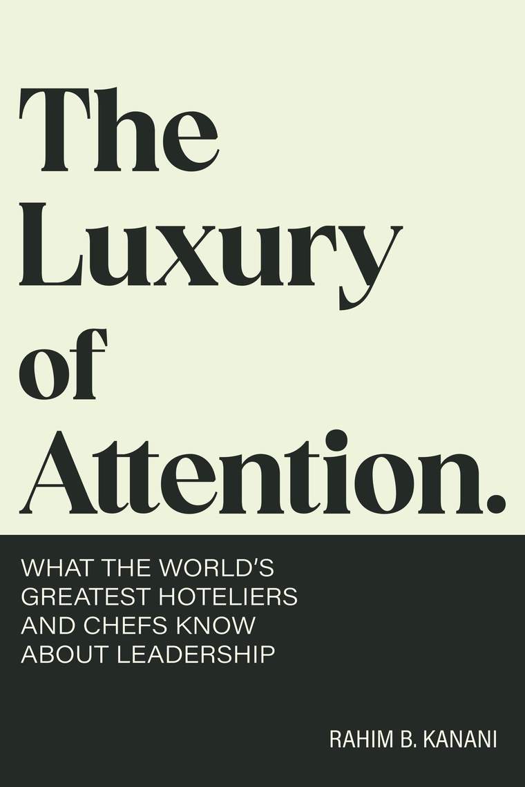 The Luxury of Attention — cover